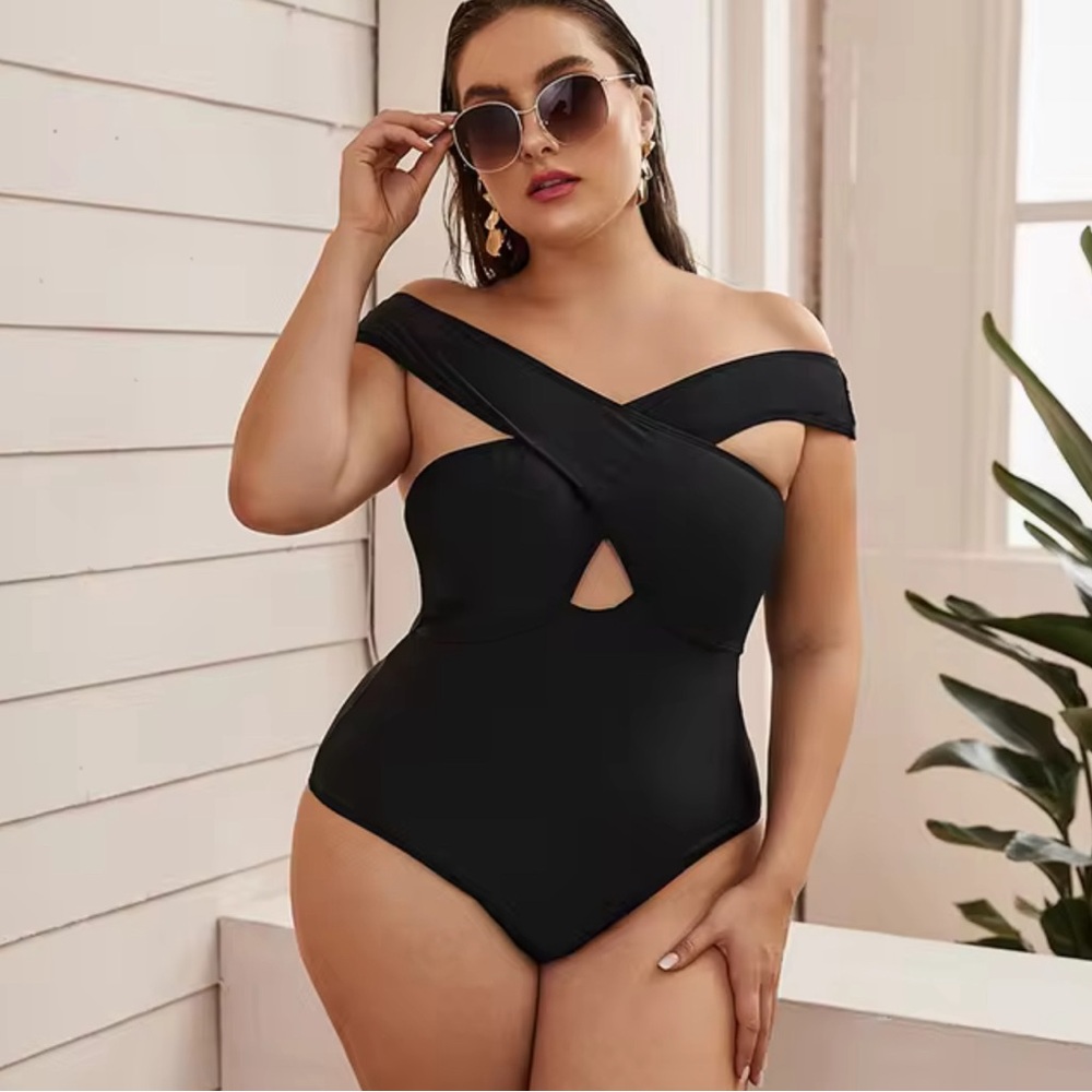Criss Cross One Piece Swimsuit